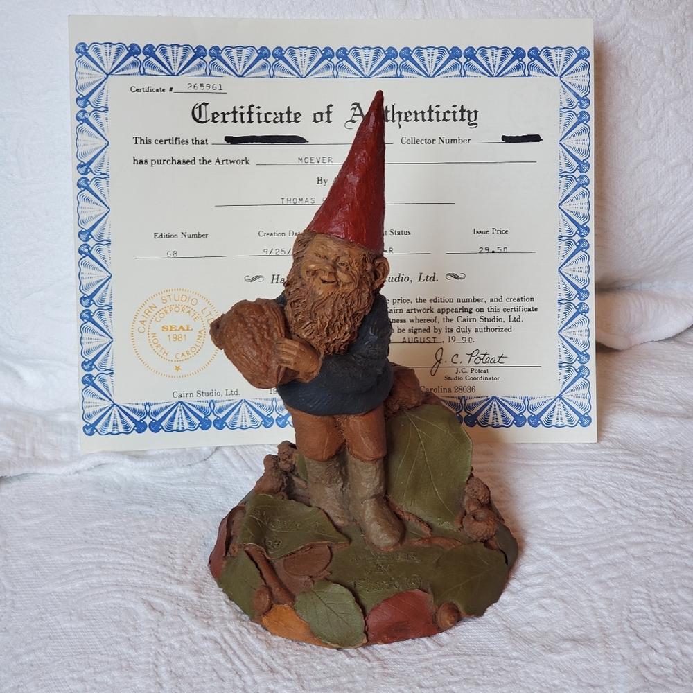Vintage Tom Clark Gnome - Cairn Studios - McEver